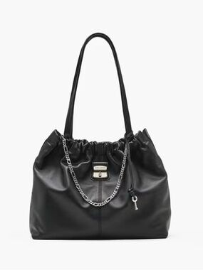 Marc Jacobs Black Christina Leather Shoulder Bag